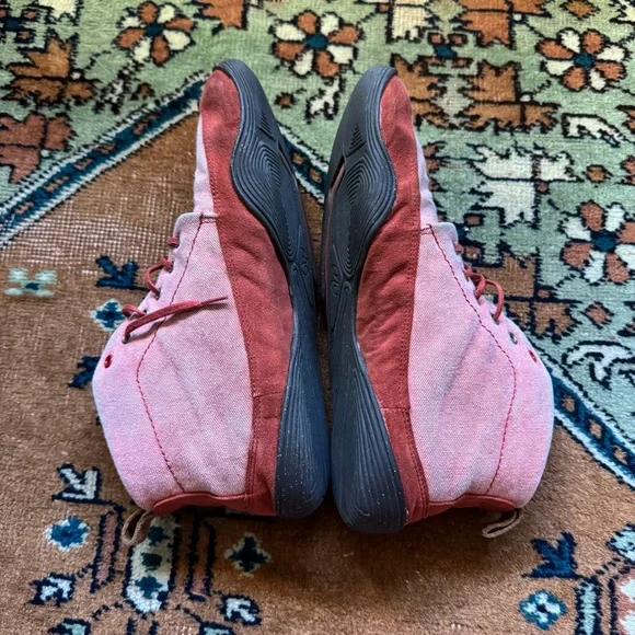 Wildling shoes pink lace-up barefoot ankle boots. Size EU 38. - Picture 3 of 8